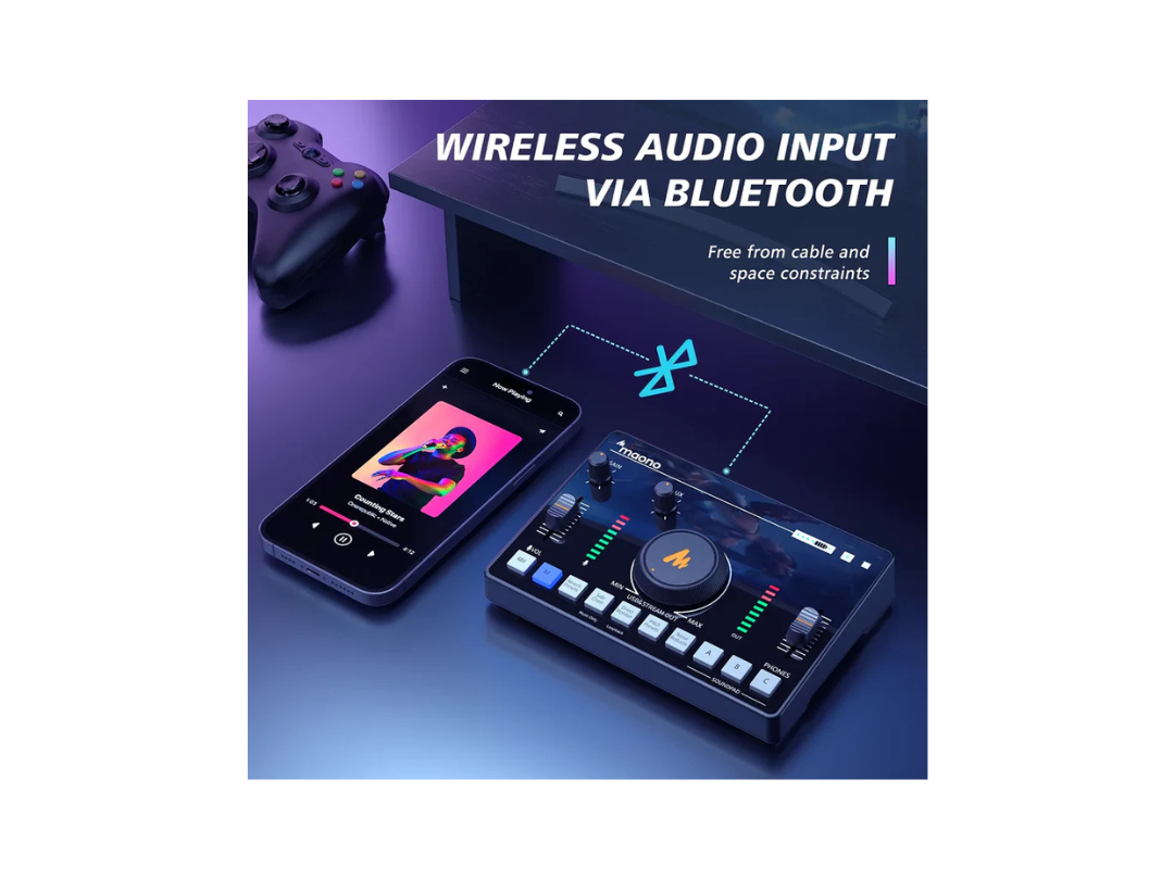Maonocaster AMC2 NEO One-Stop Streaming Audio Mixer & Sound Card Maonocaster AMC2 NEO One-Stop Streaming Audio Mixer & Sound Card